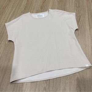 Ministry of Supply Soft Beige Short Sleeve Tee